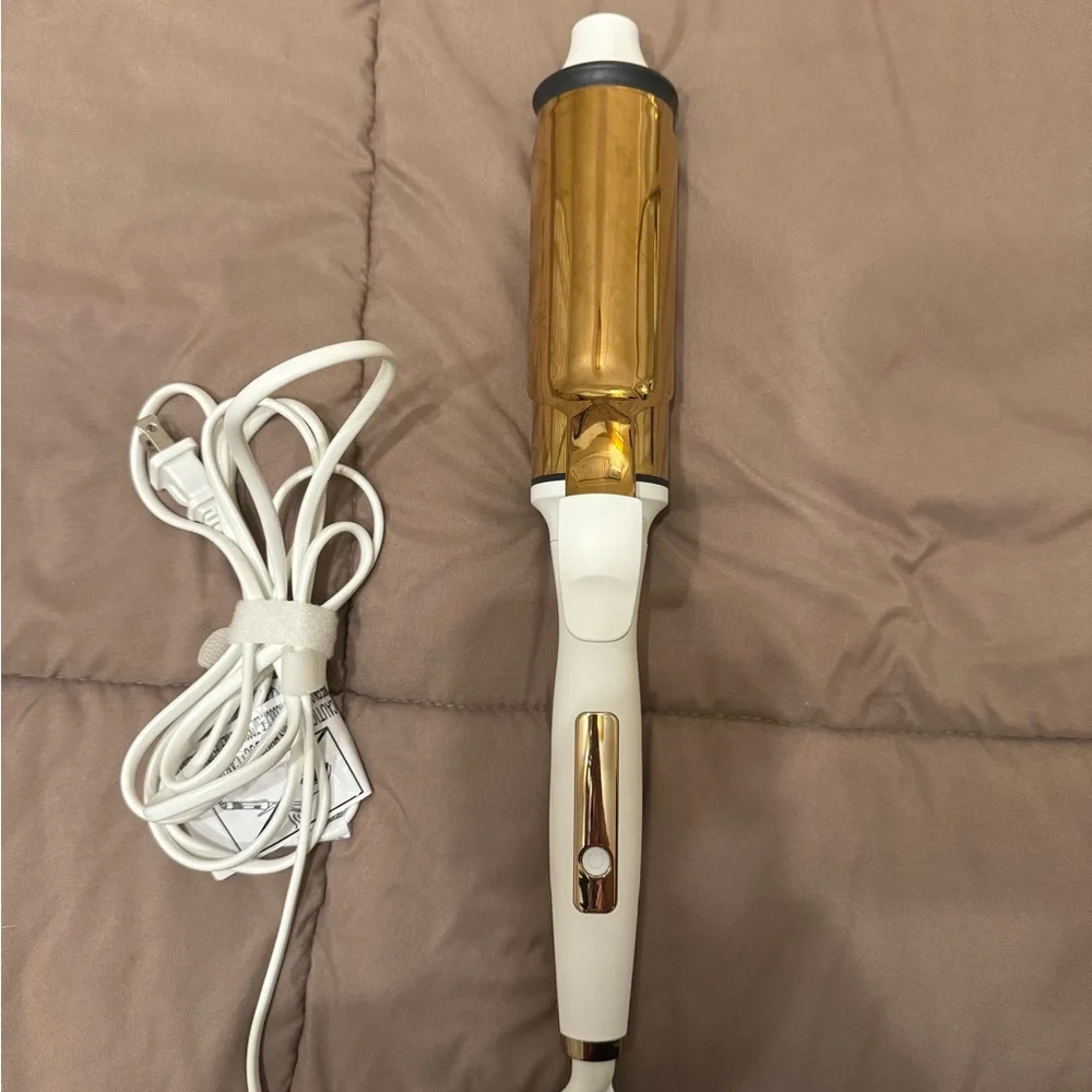 Gold and White Curling Iron - Picture 2 of 3